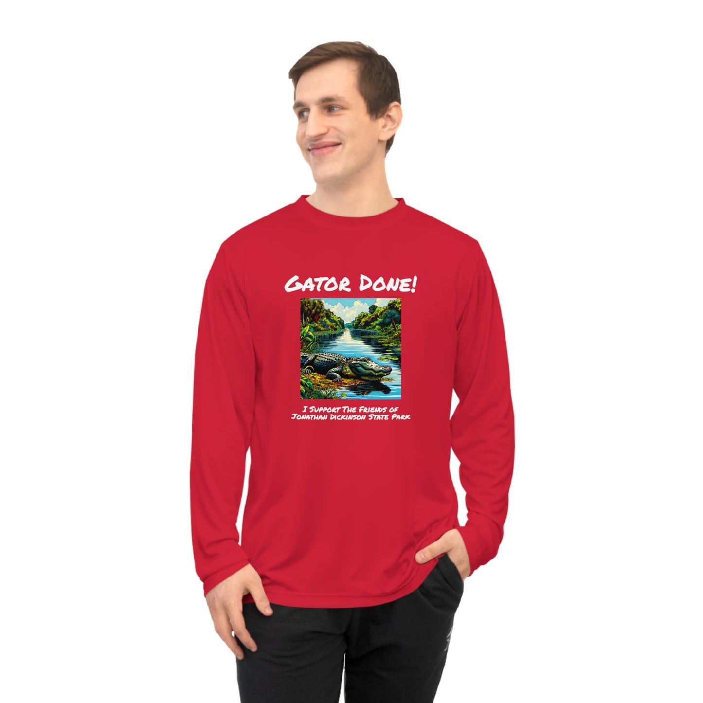 Gator Done - Unisex Performance Long Sleeve Shirt