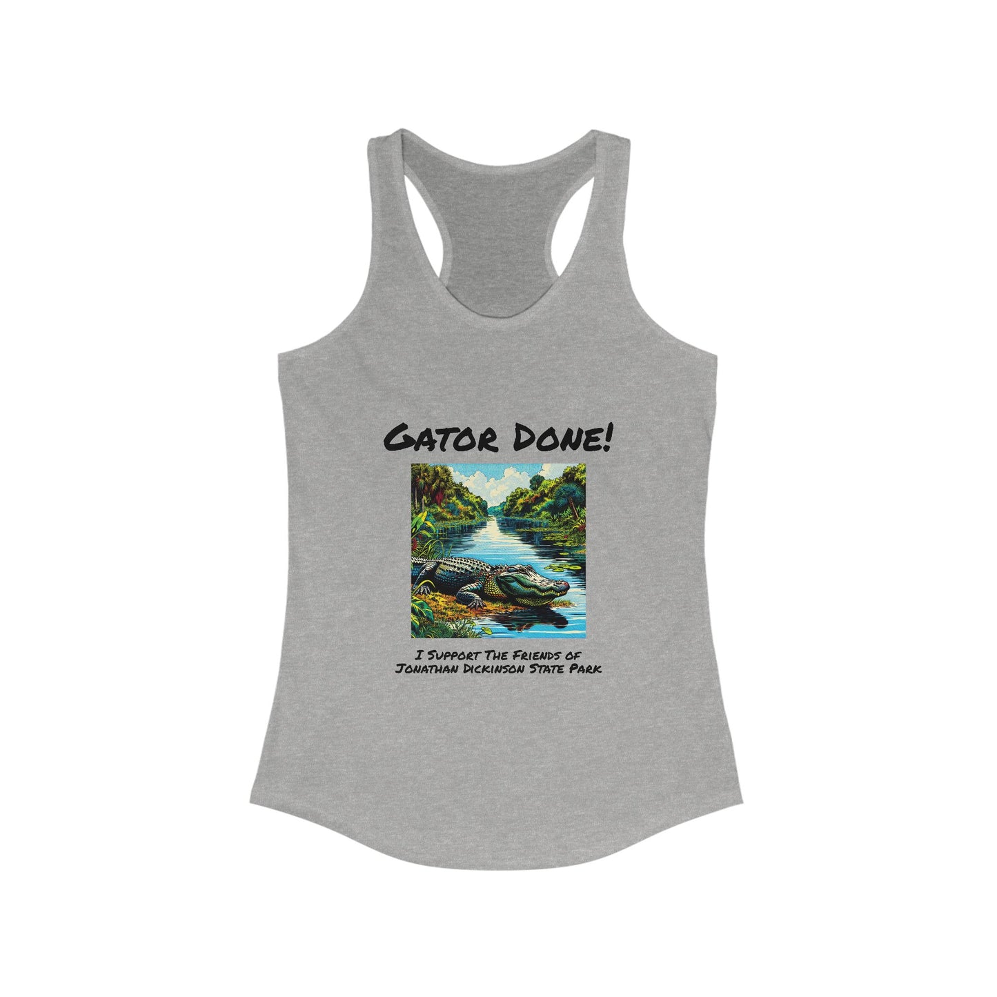 Gator Done - Ideal Racerback Tank