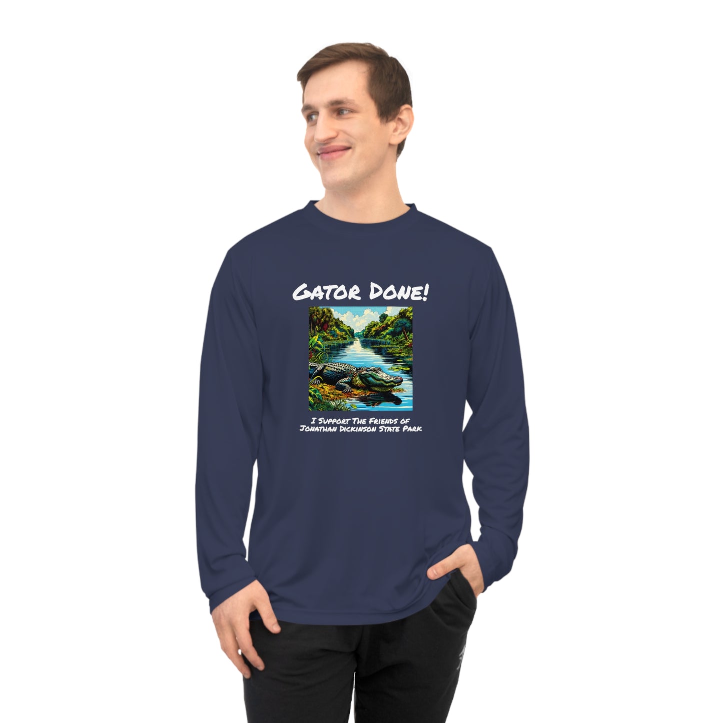 Gator Done - Unisex Performance Long Sleeve Shirt