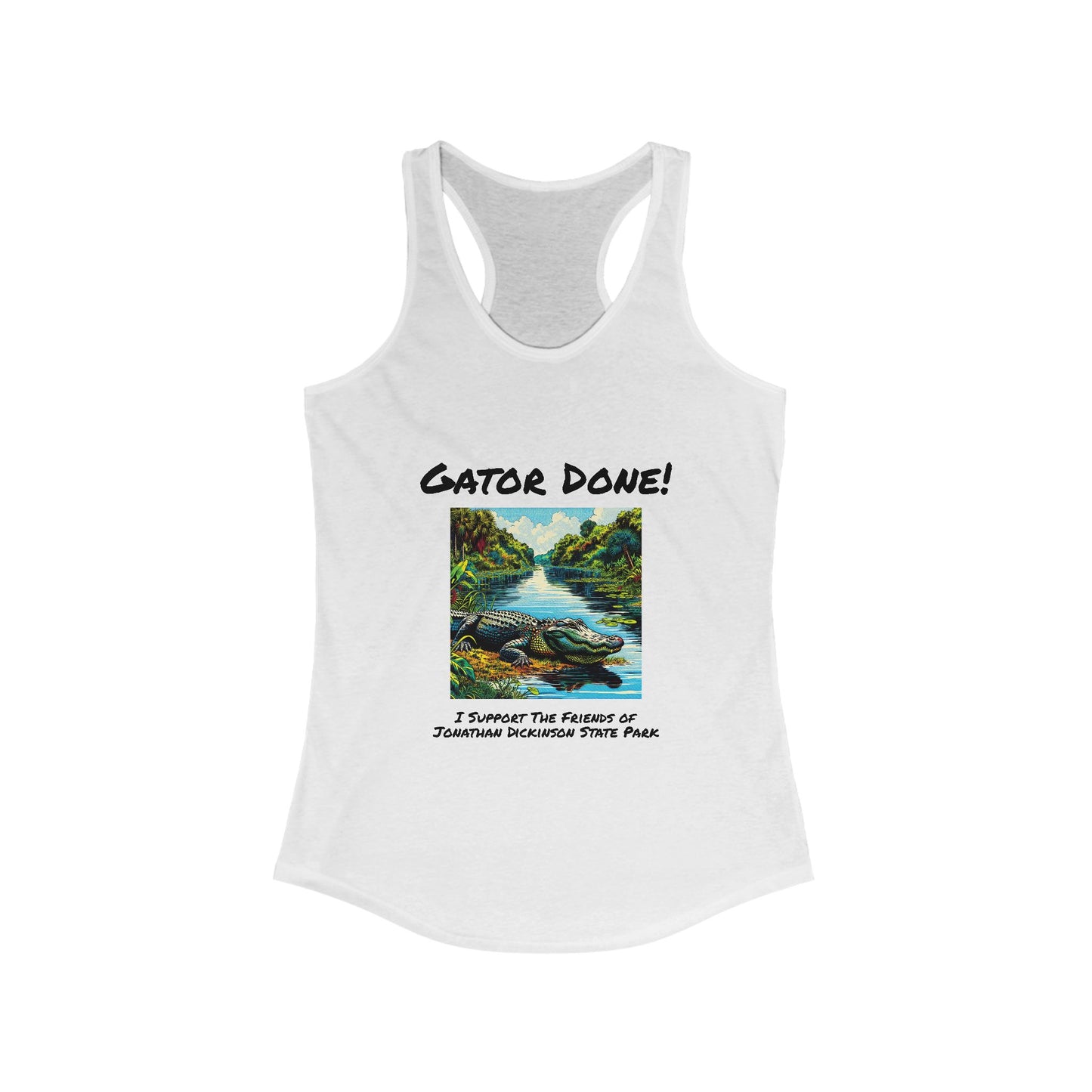 Gator Done - Ideal Racerback Tank