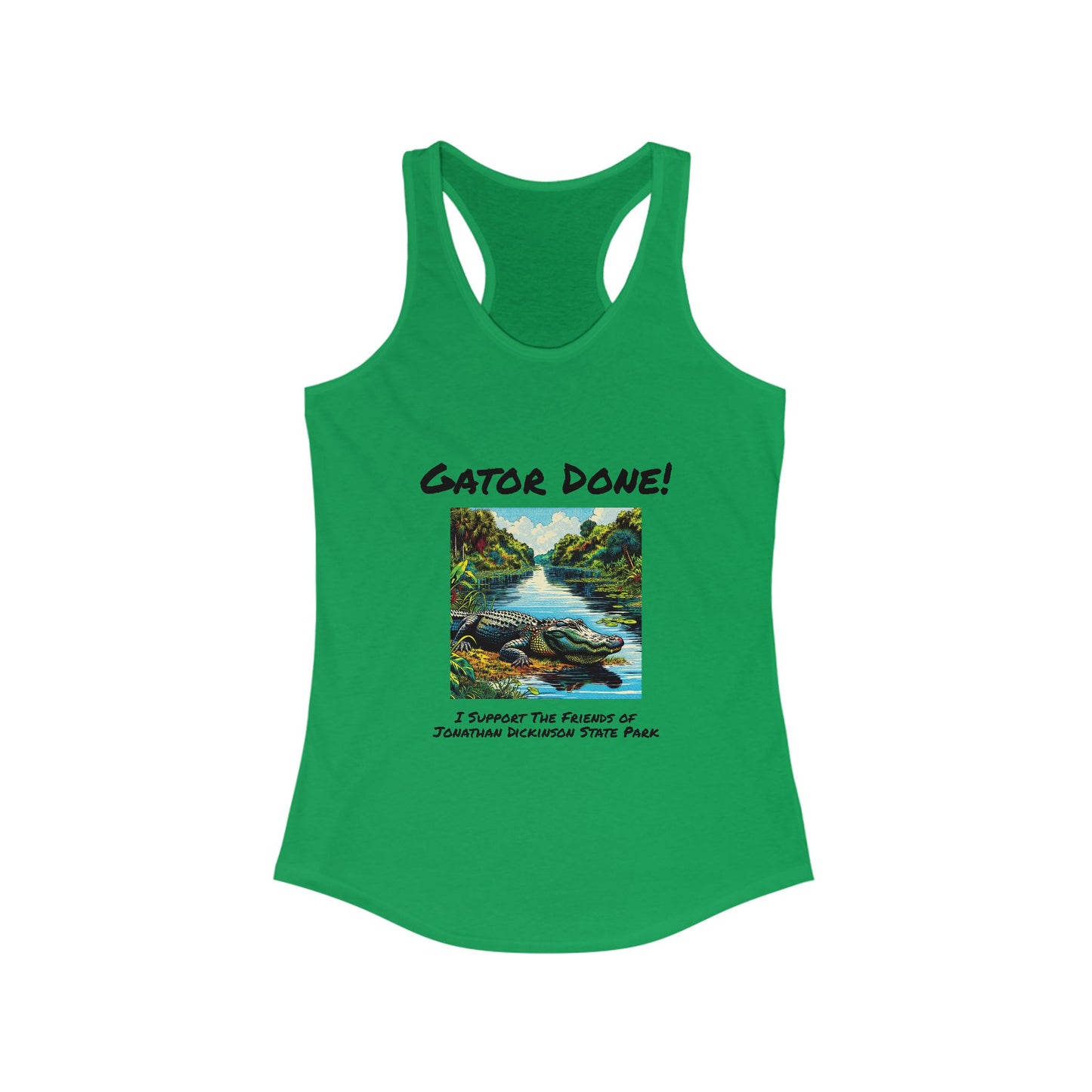 Gator Done - Ideal Racerback Tank