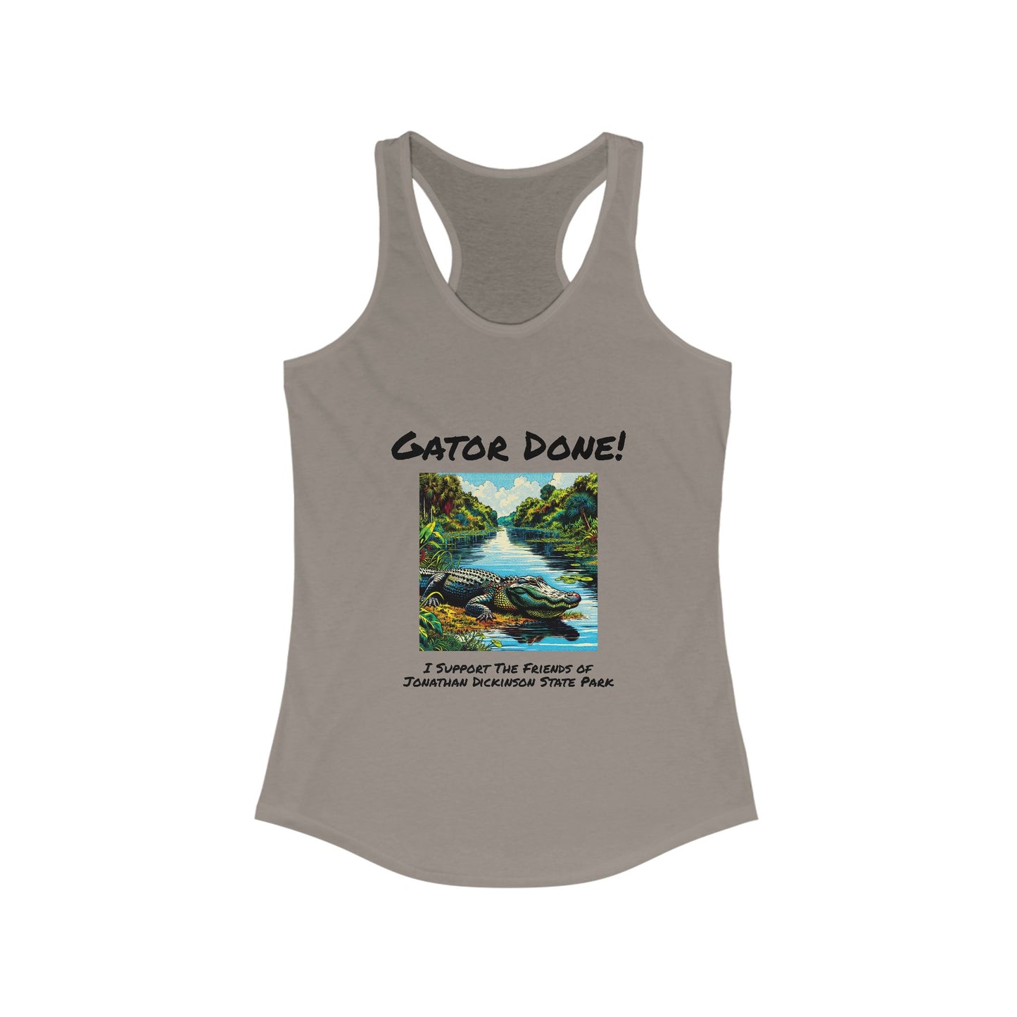 Gator Done - Ideal Racerback Tank