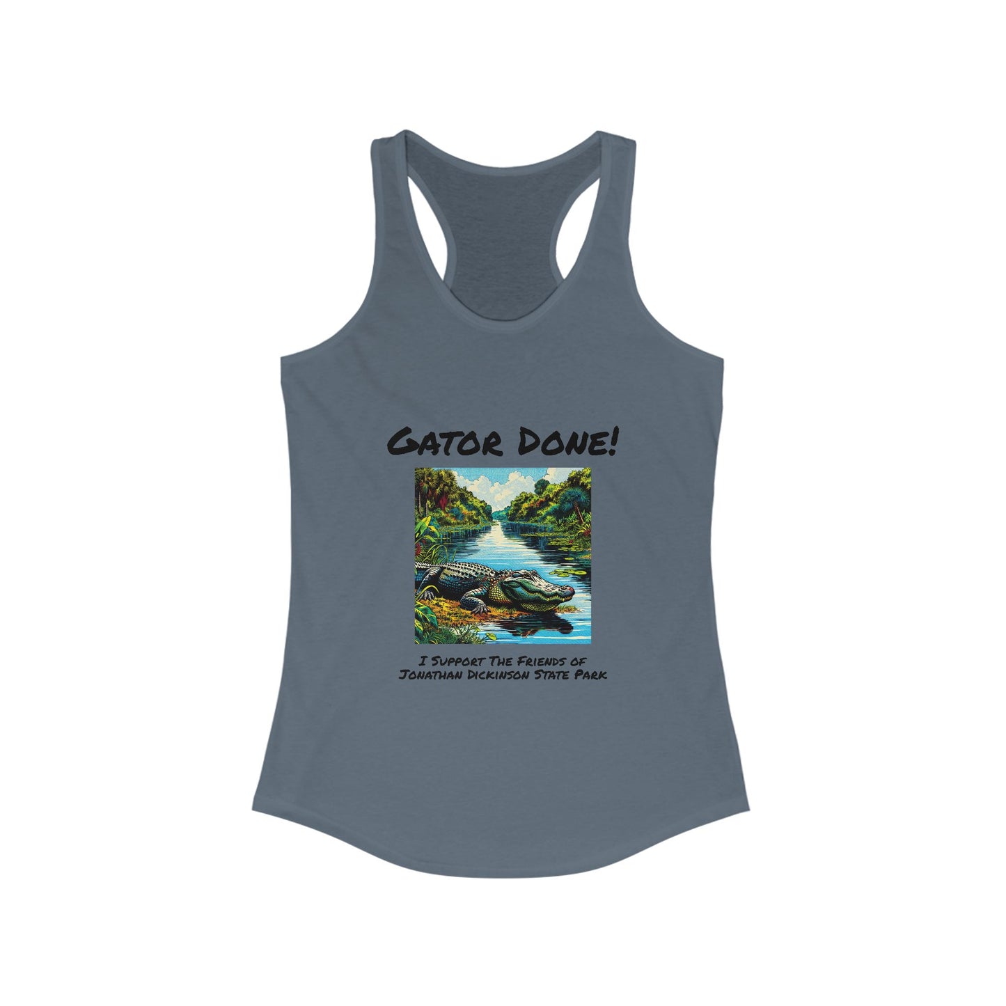 Gator Done - Ideal Racerback Tank