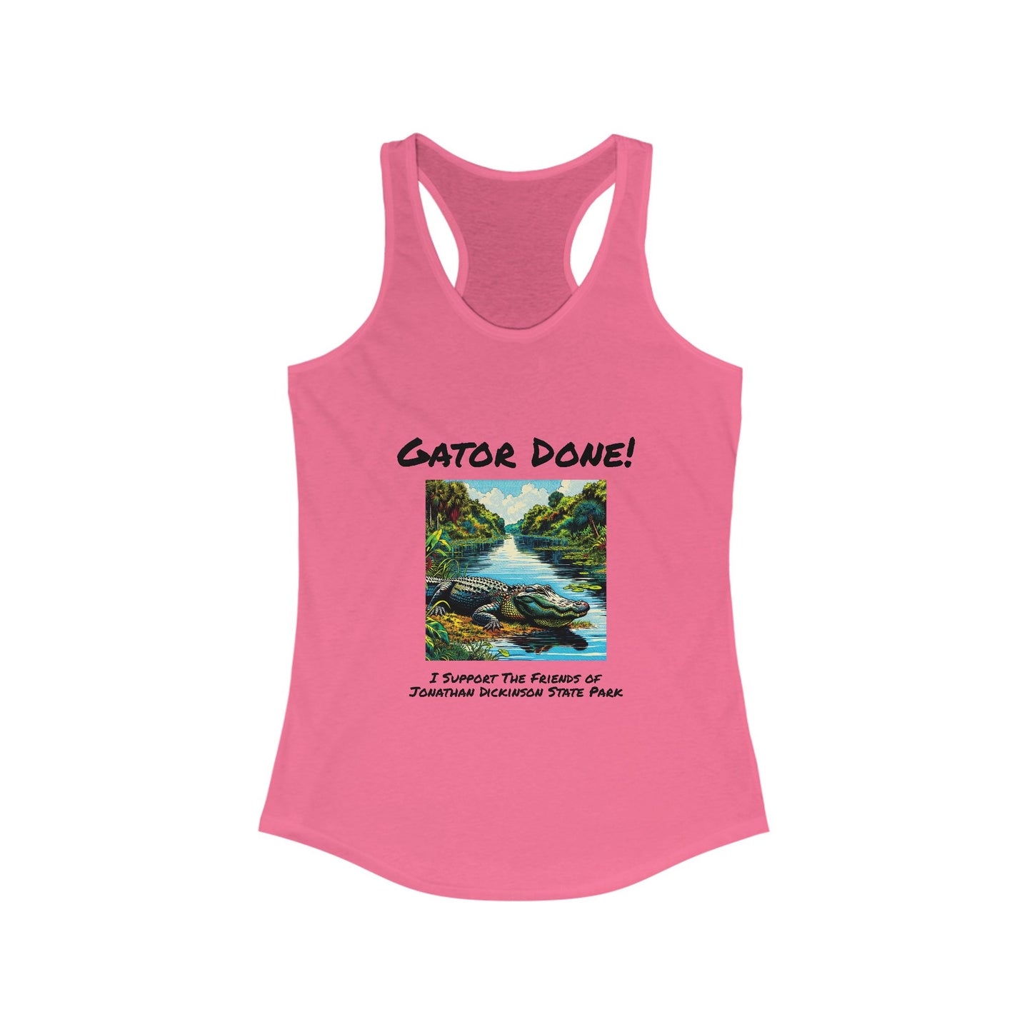 Gator Done - Ideal Racerback Tank