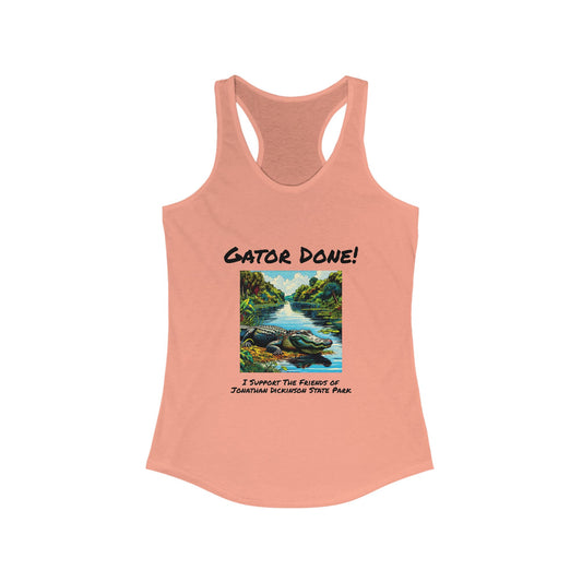 Gator Done - Ideal Racerback Tank