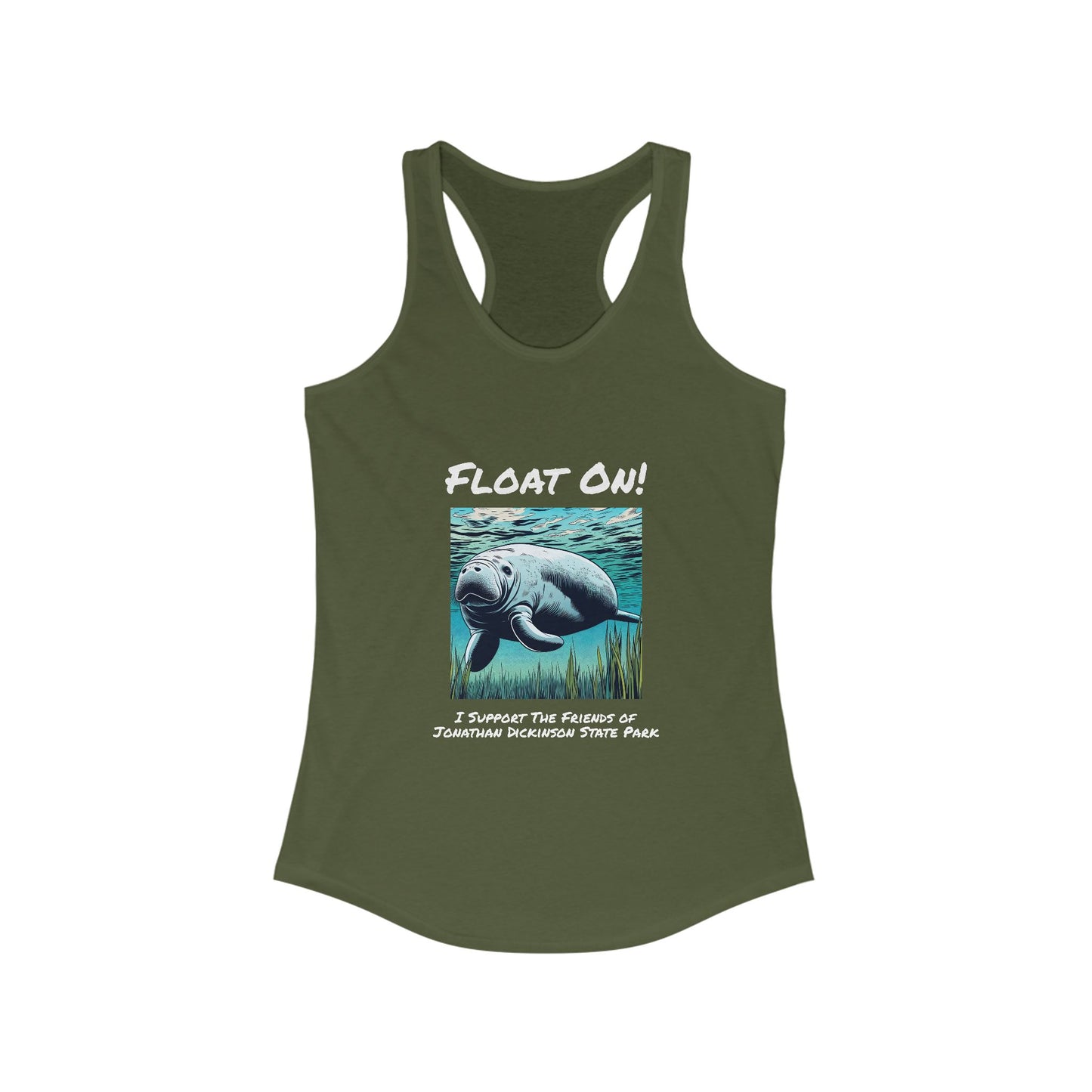 Float On - Ideal Racerback Tank