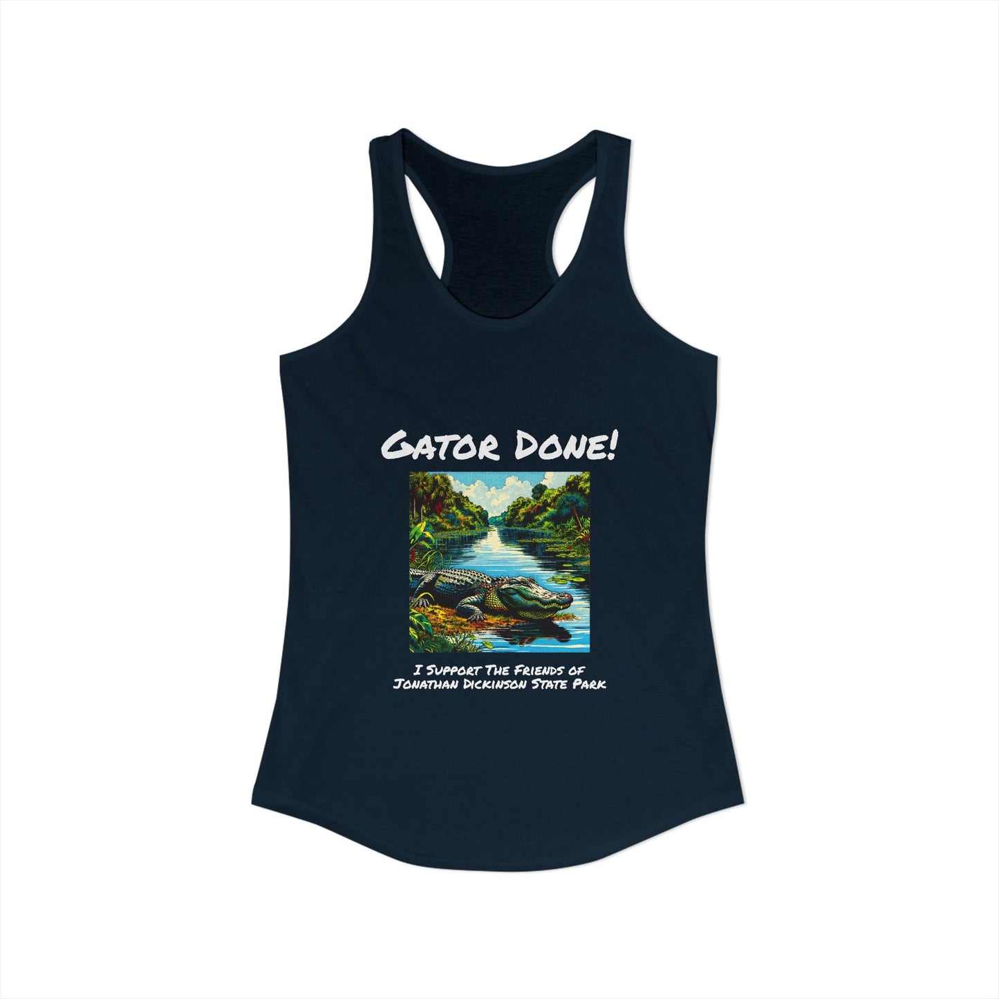 Gator Done - Ideal Racerback Tank