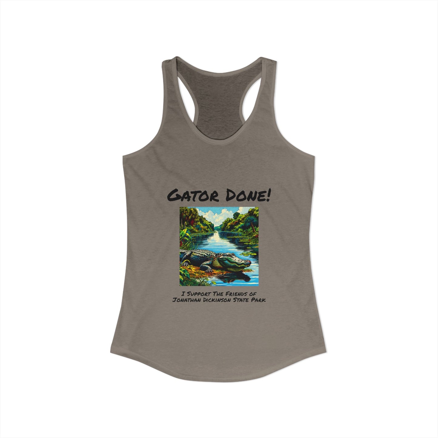 Gator Done - Ideal Racerback Tank