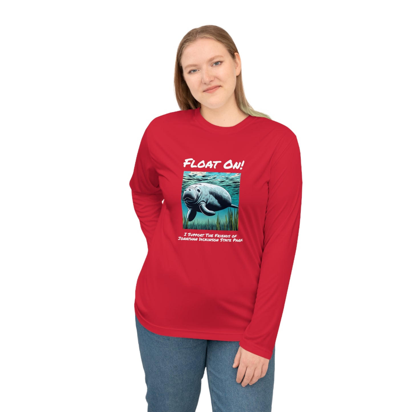 Float On - Unisex Performance Long Sleeve Shirt