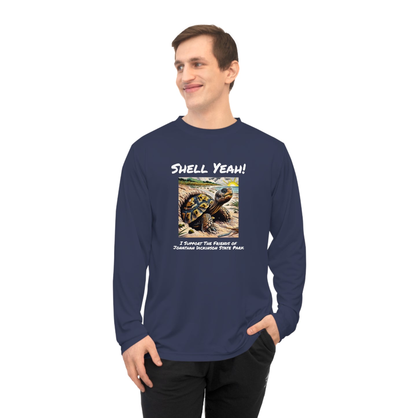 Shell Yeah - Unisex Performance Long Sleeve Shirt