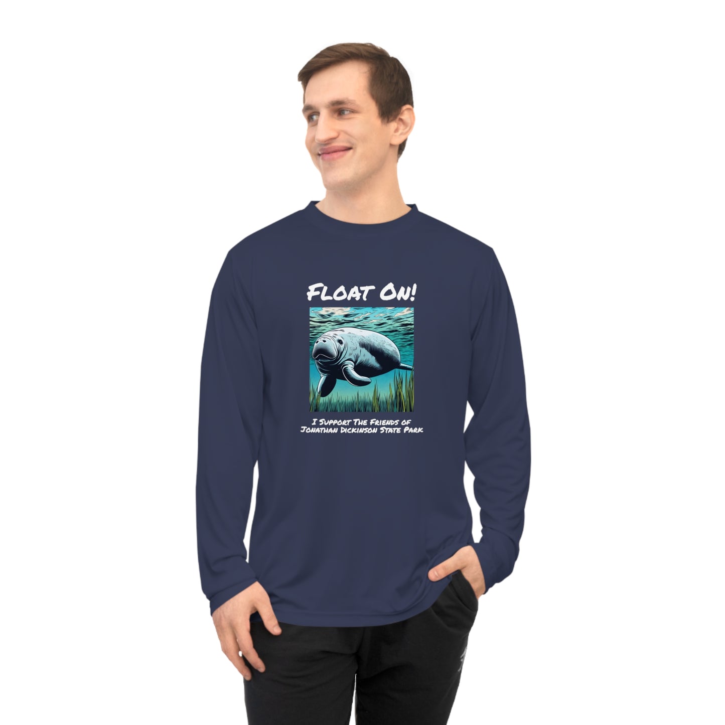 Float On - Unisex Performance Long Sleeve Shirt