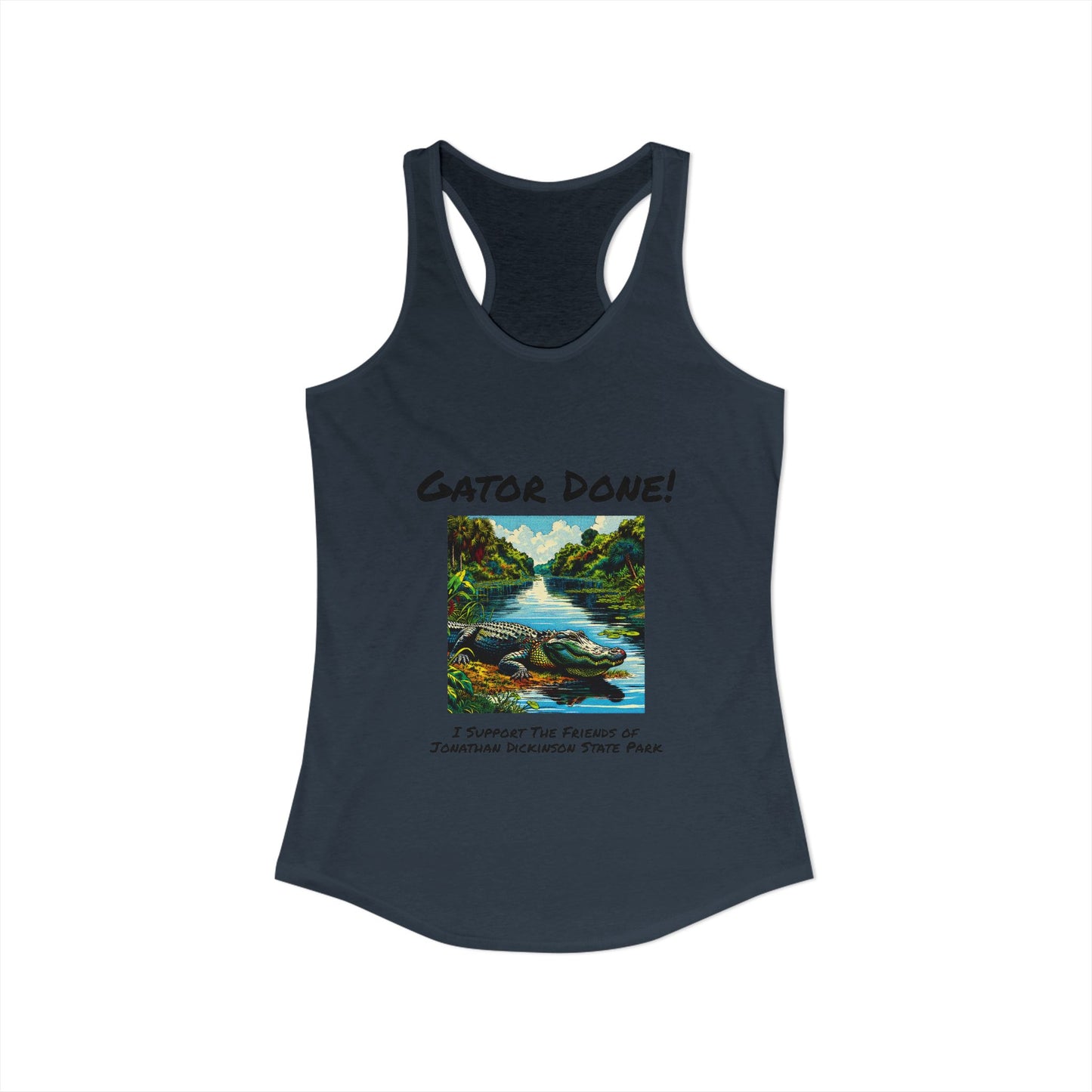 Gator Done - Ideal Racerback Tank