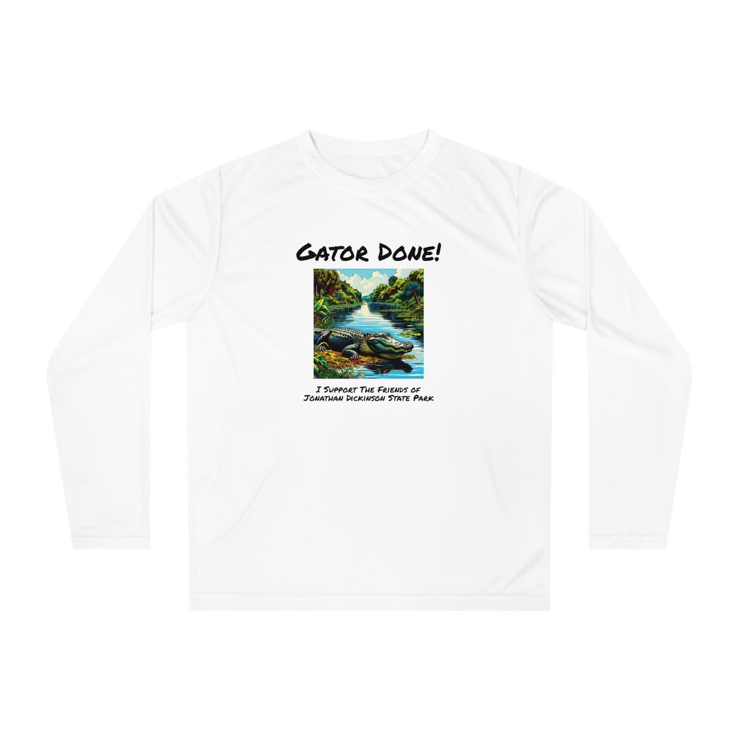 Gator Done - Unisex Performance Long Sleeve Shirt