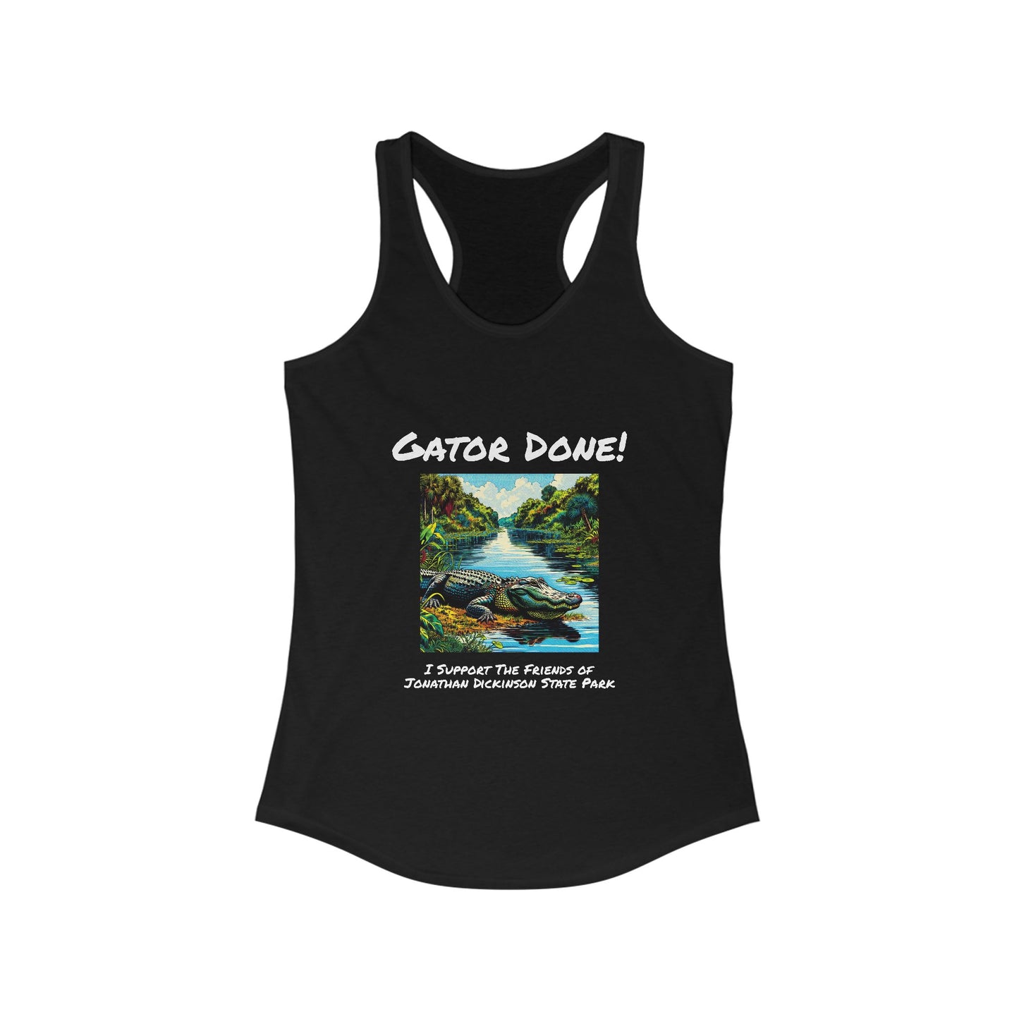 Gator Done - Ideal Racerback Tank