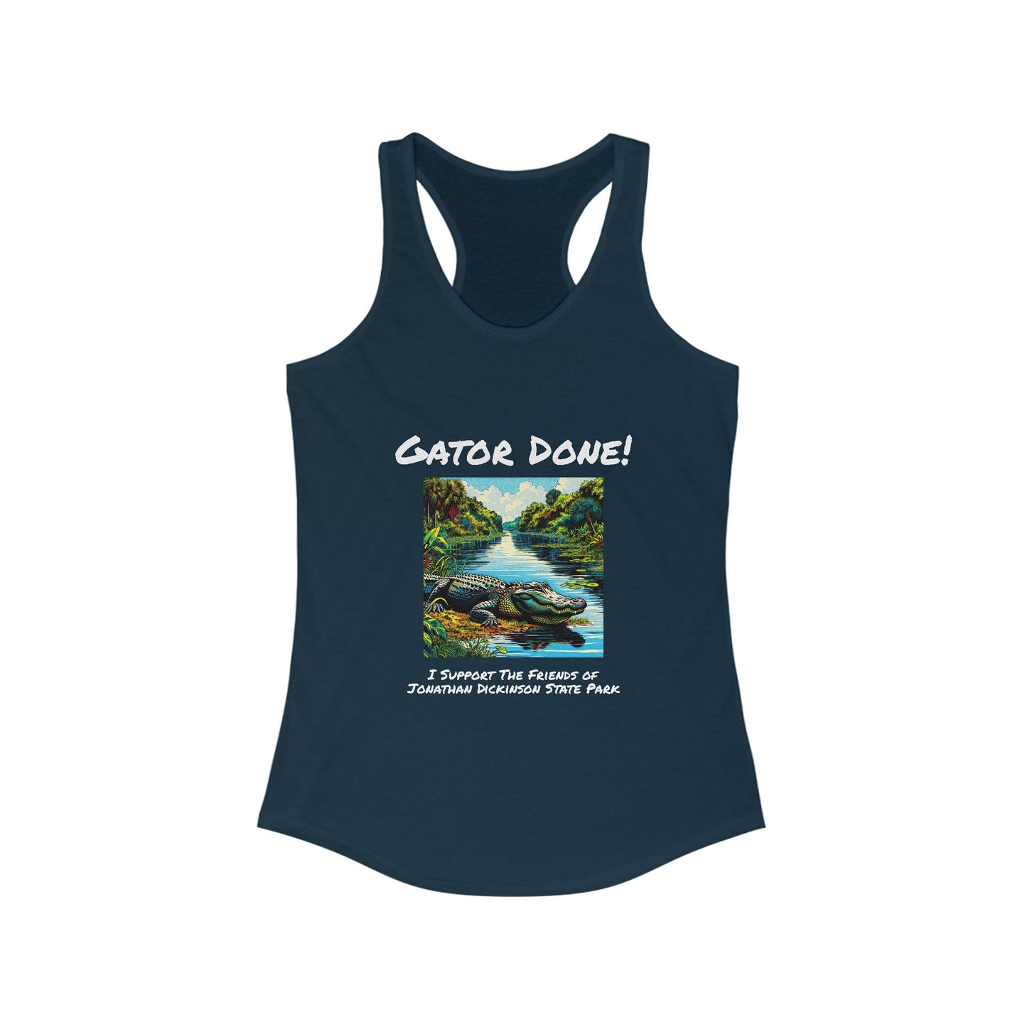 Gator Done - Ideal Racerback Tank