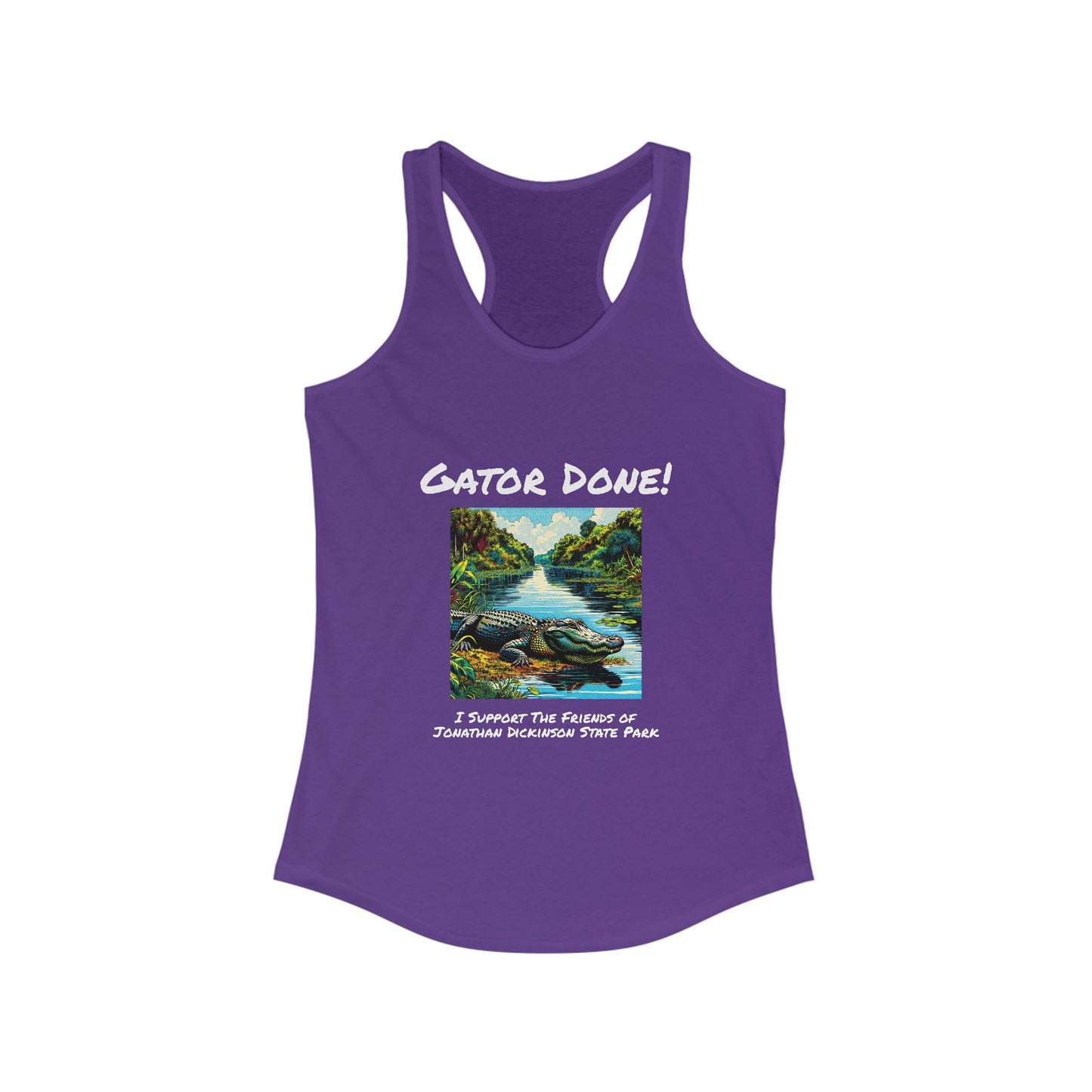 Gator Done - Ideal Racerback Tank