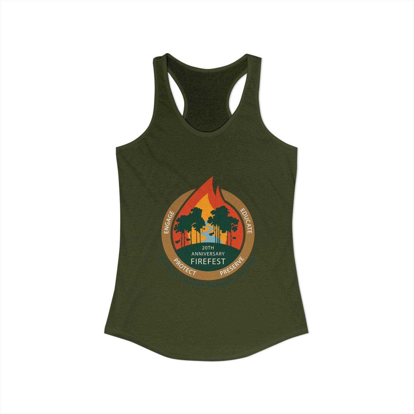 FireFest - Ideal Racerback Tank