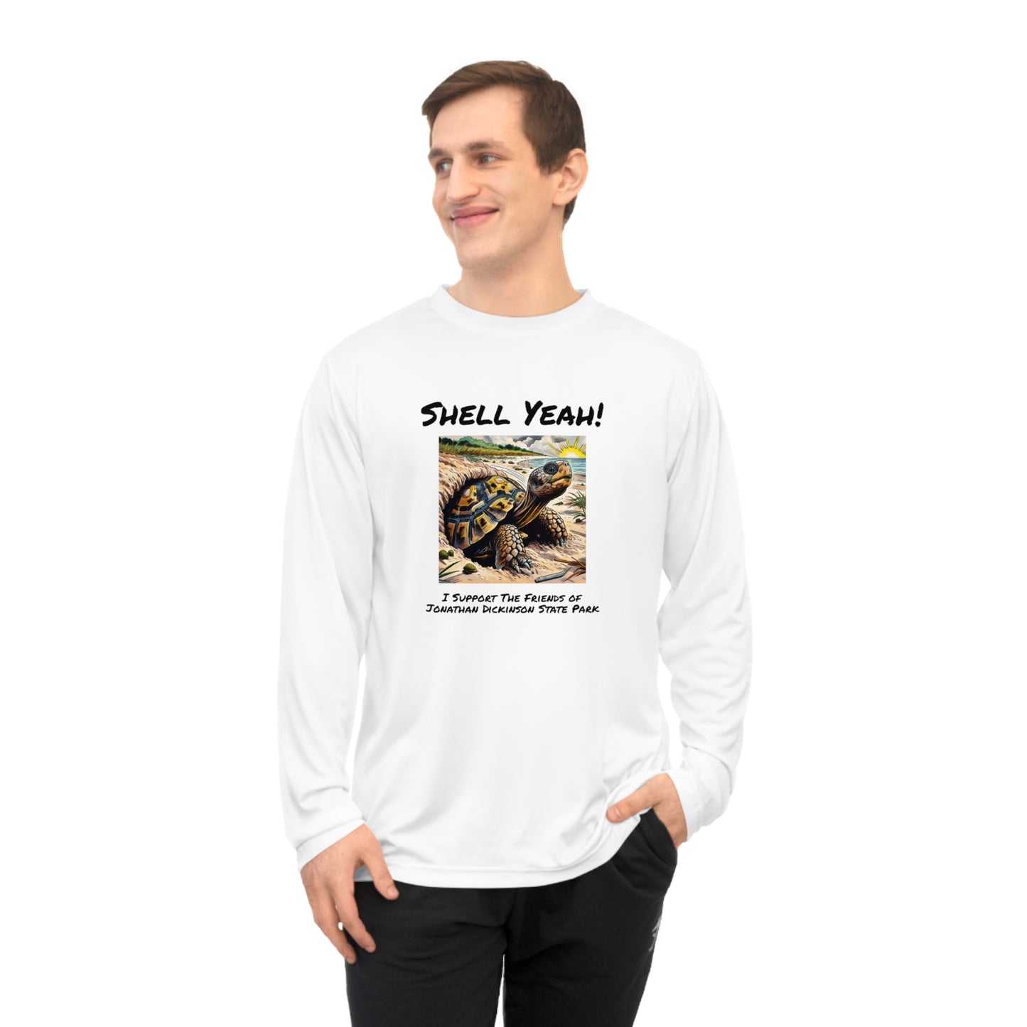 Shell Yeah - Unisex Performance Long Sleeve Shirt