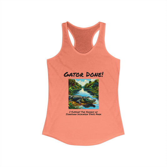 Gator Done - Ideal Racerback Tank
