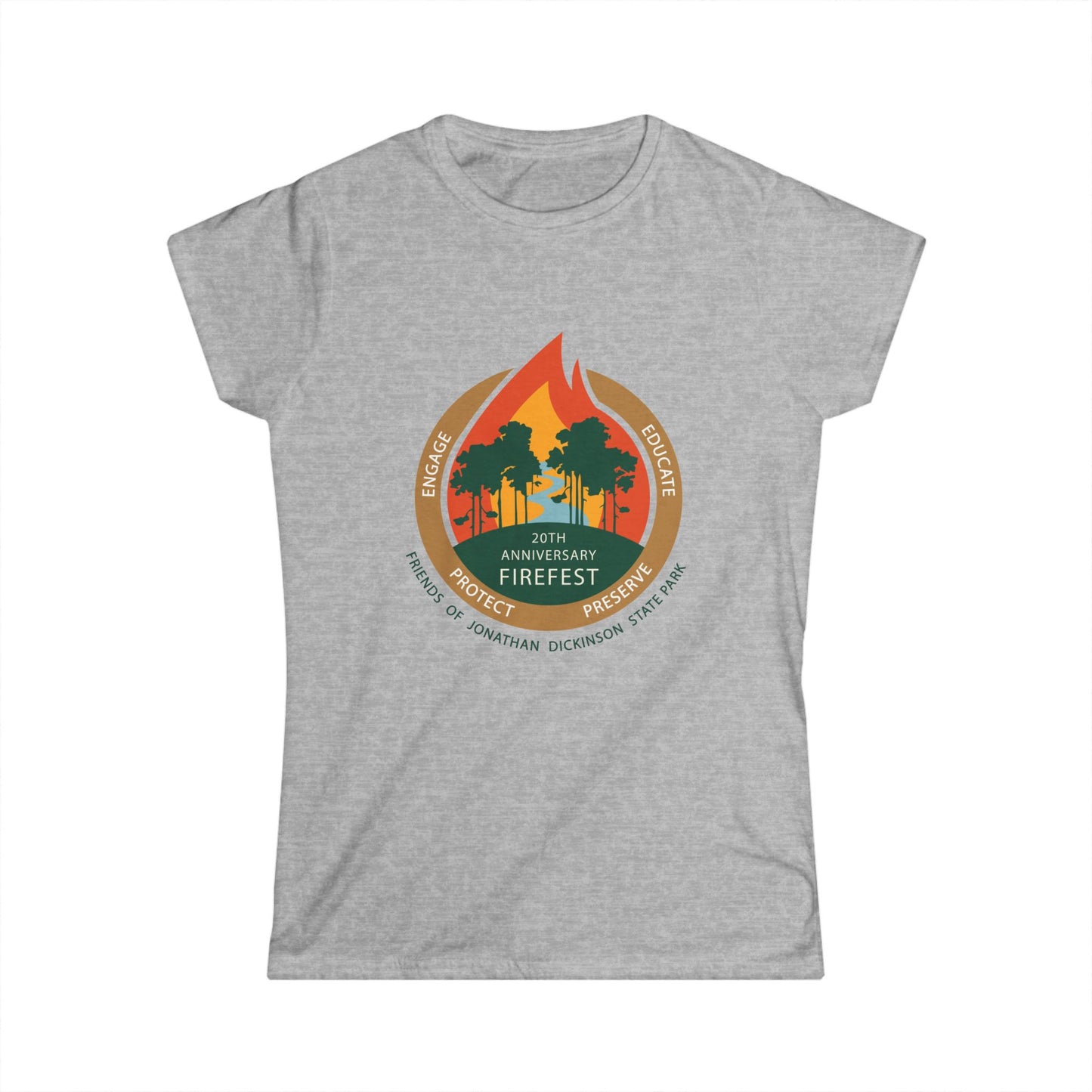 FireFest 2025 — Women's Softstyle Tee