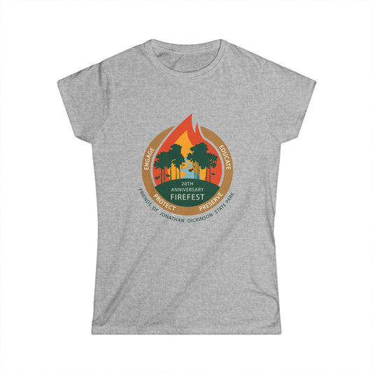 FireFest 2025 — Women's Softstyle Tee