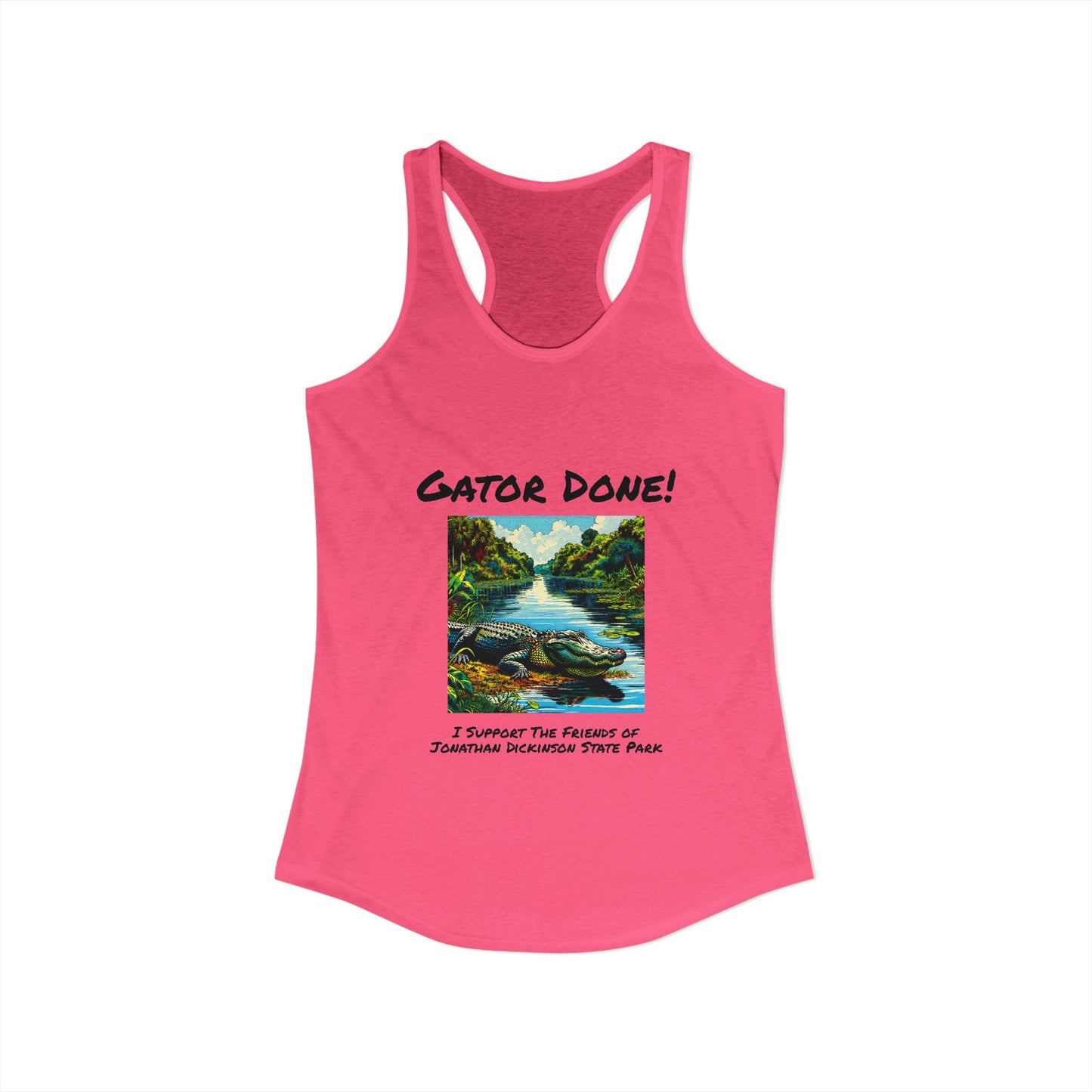Gator Done - Ideal Racerback Tank