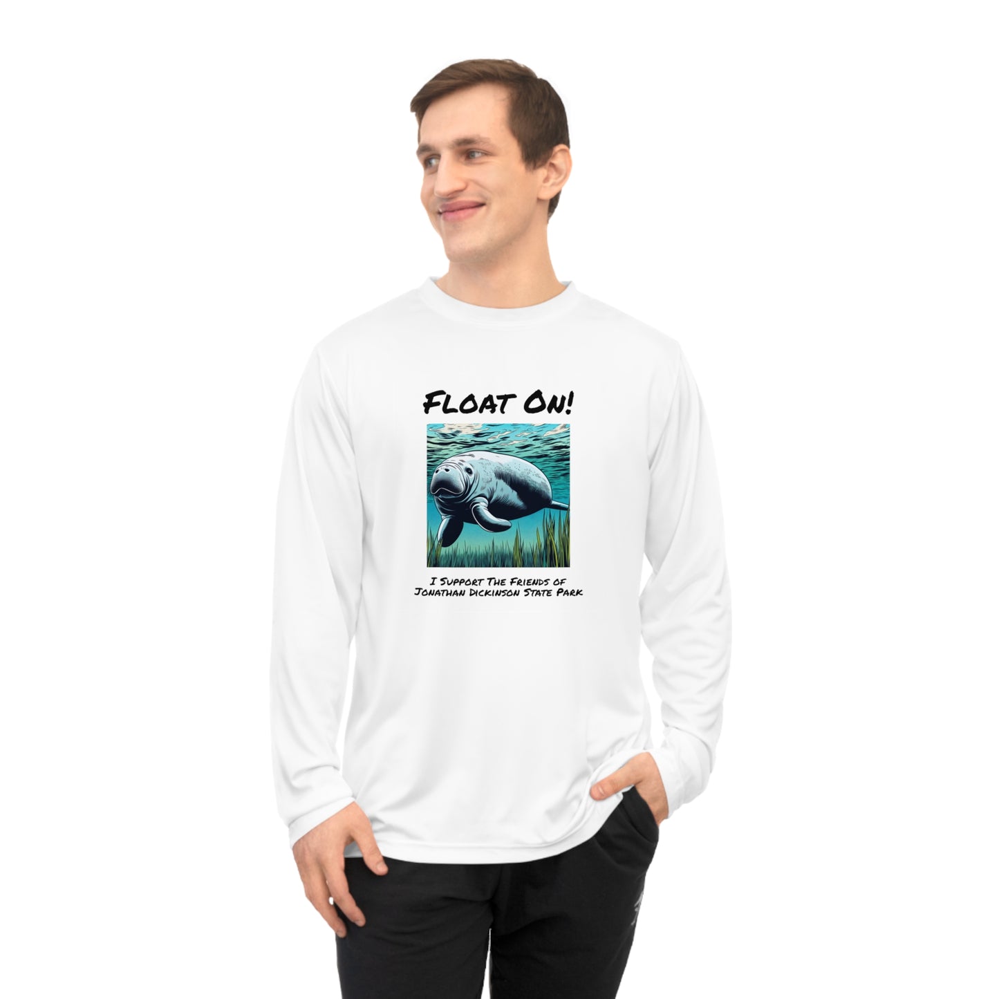 Float On - Unisex Performance Long Sleeve Shirt