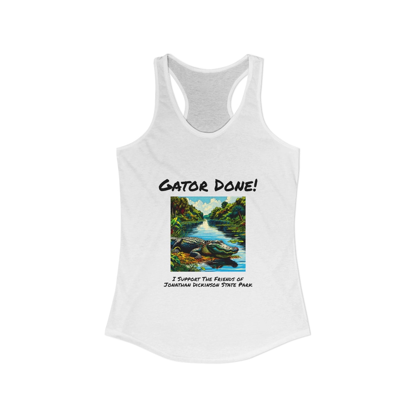 Gator Done - Ideal Racerback Tank