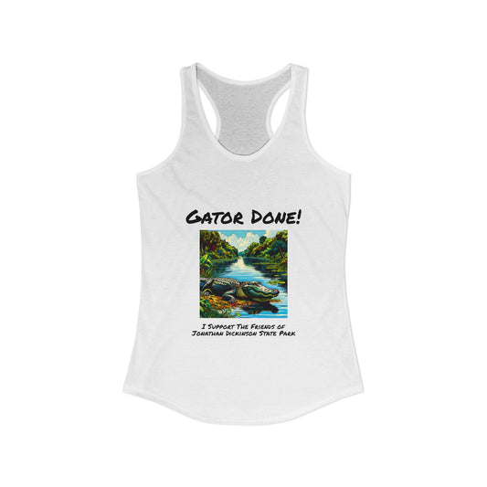 Gator Done - Ideal Racerback Tank