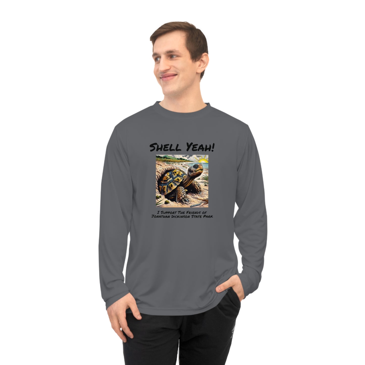 Shell Yeah - Unisex Performance Long Sleeve Shirt