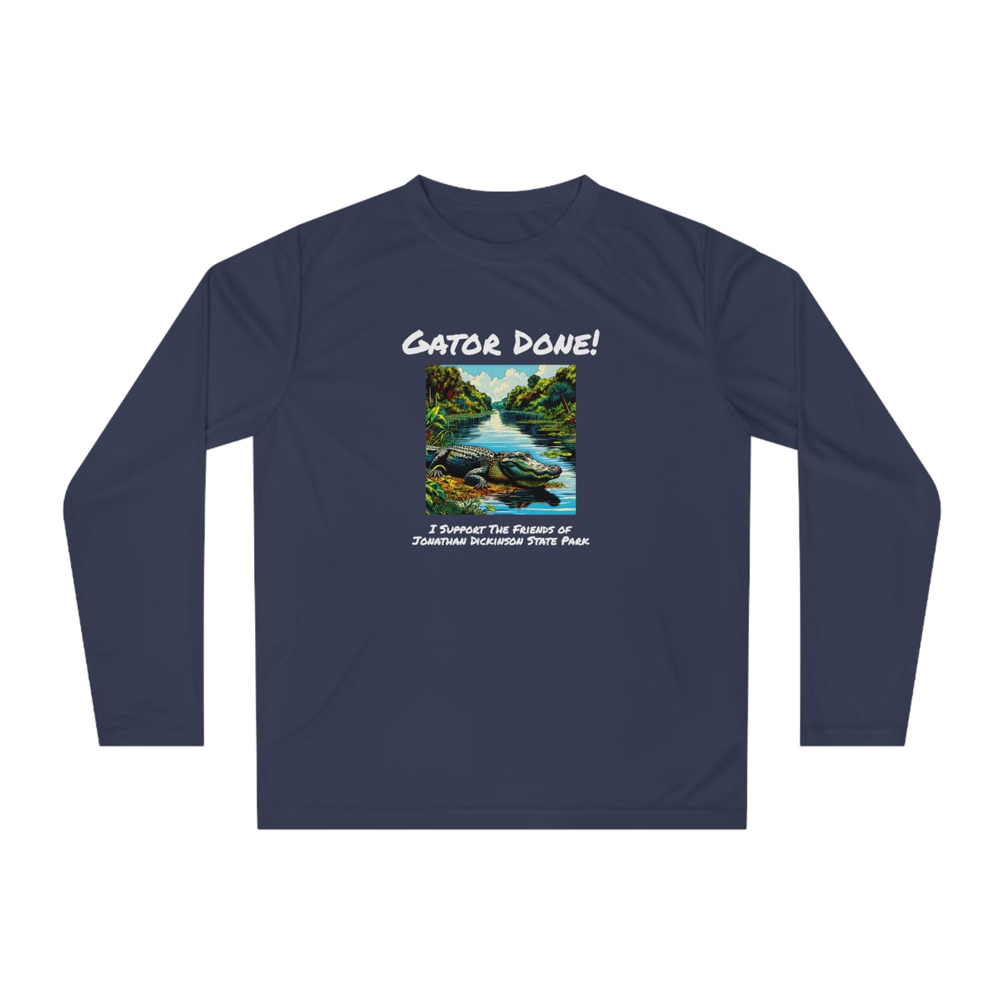 Gator Done - Unisex Performance Long Sleeve Shirt