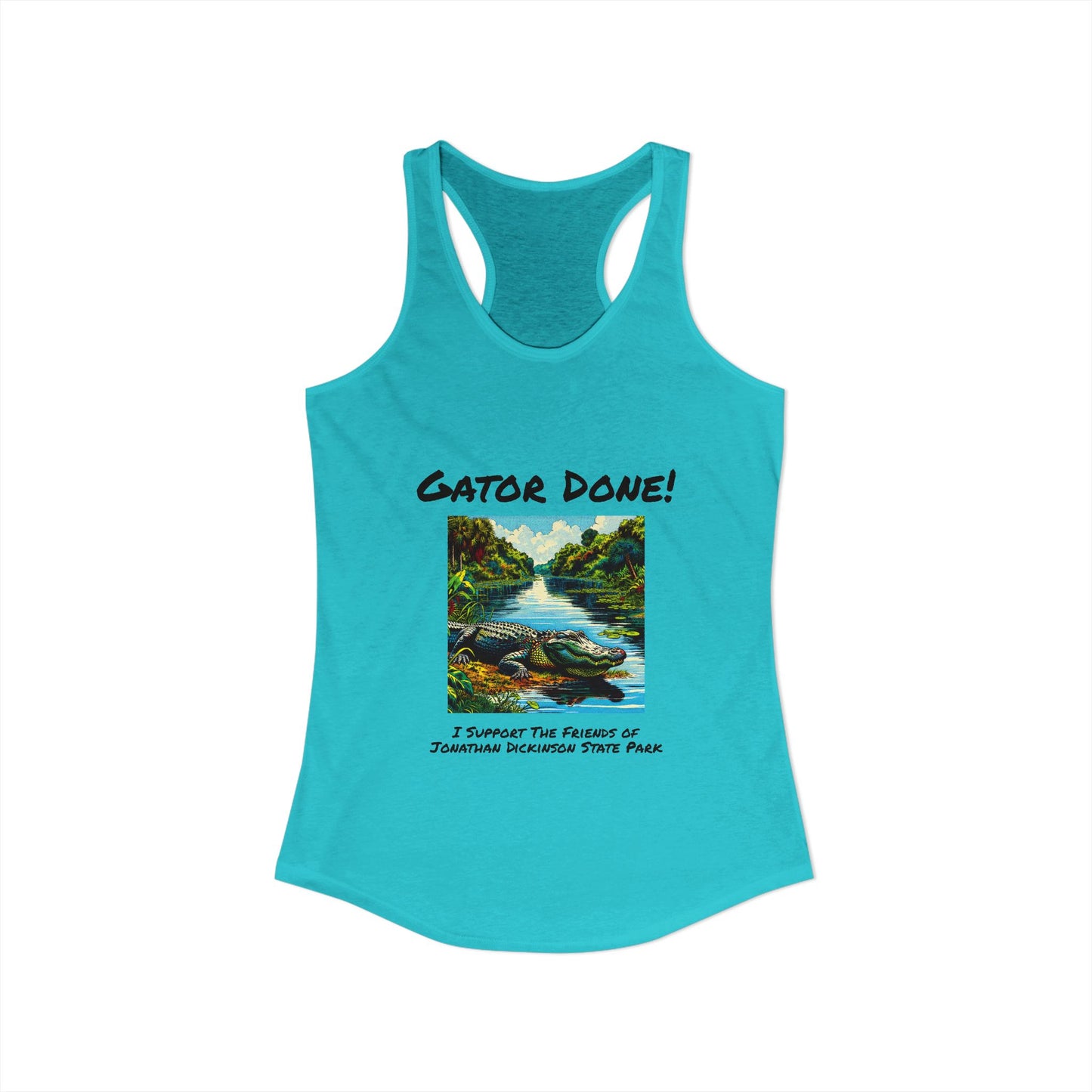 Gator Done - Ideal Racerback Tank
