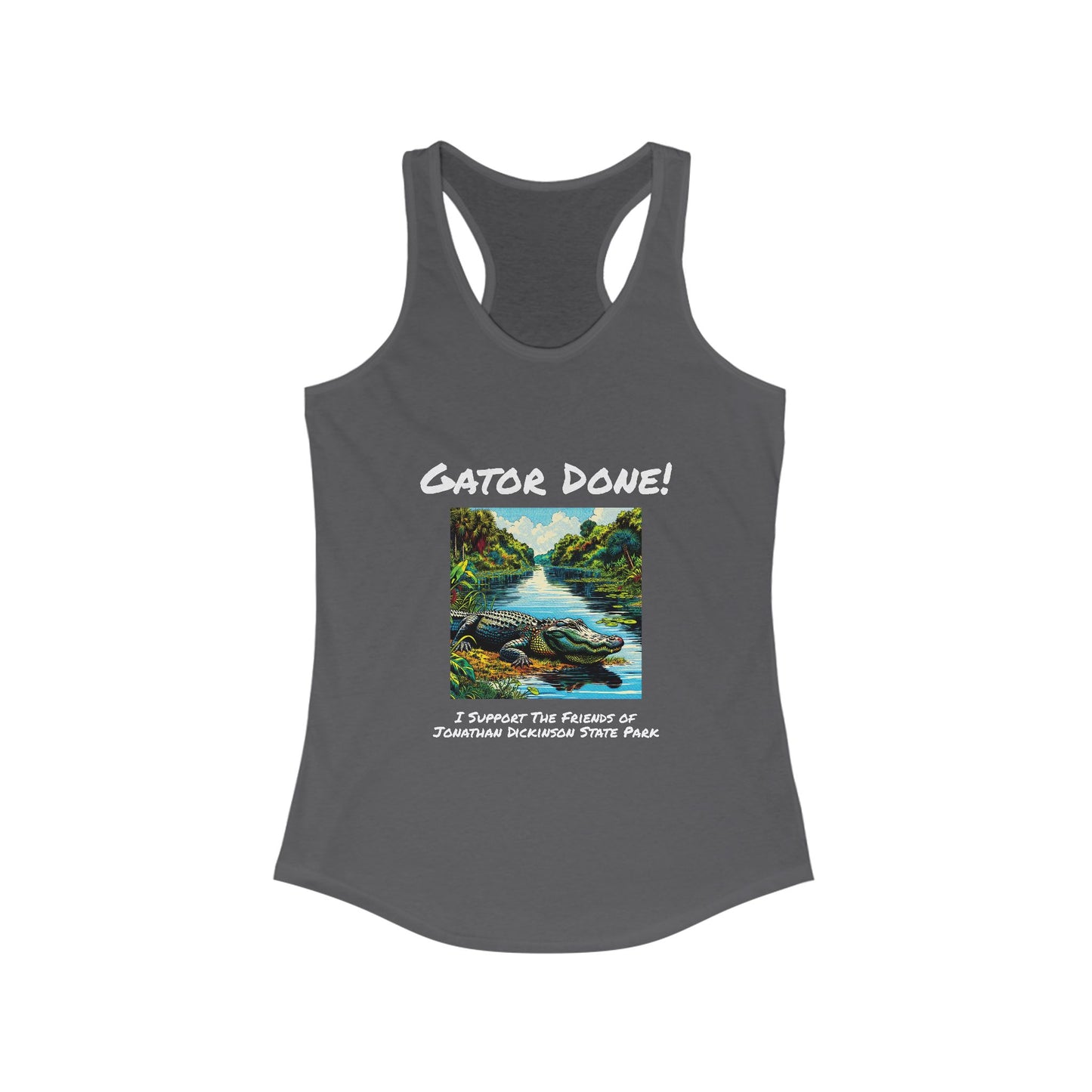 Gator Done - Ideal Racerback Tank