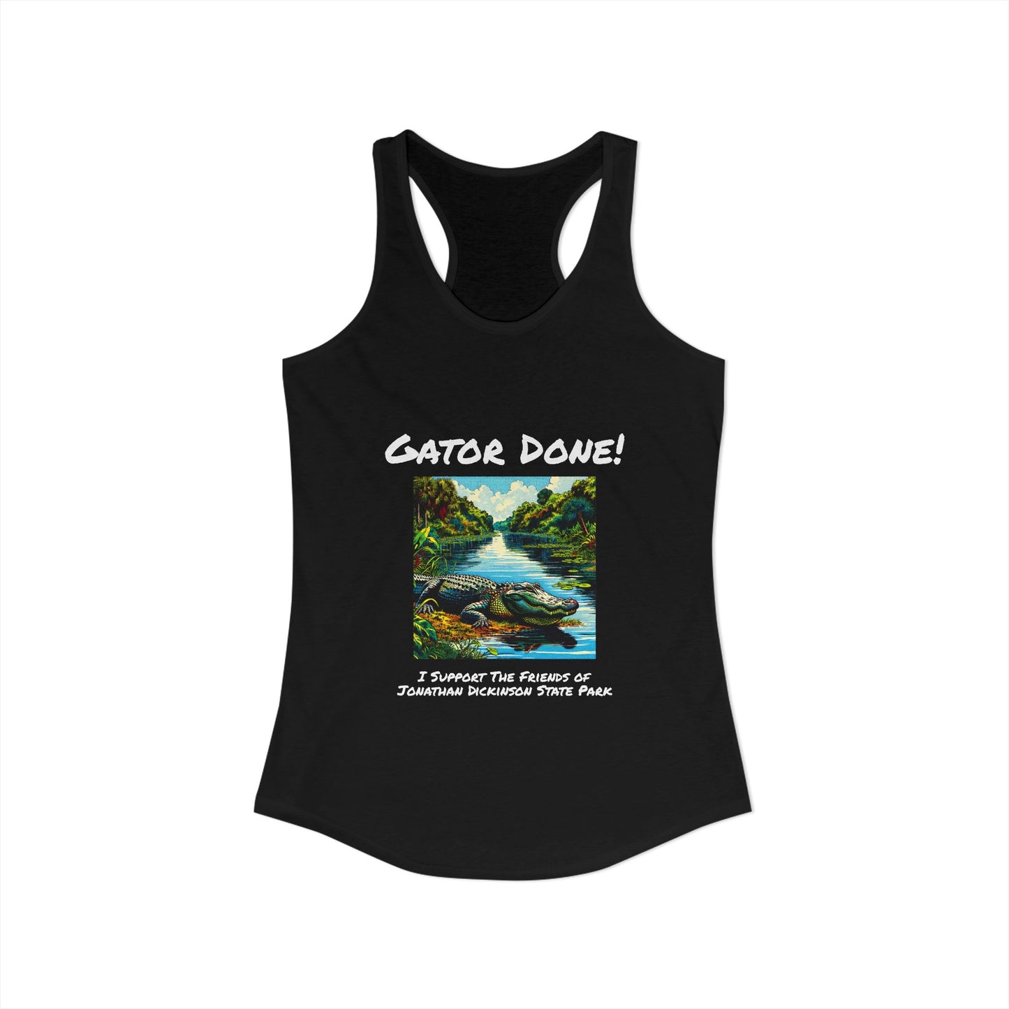 Gator Done - Ideal Racerback Tank