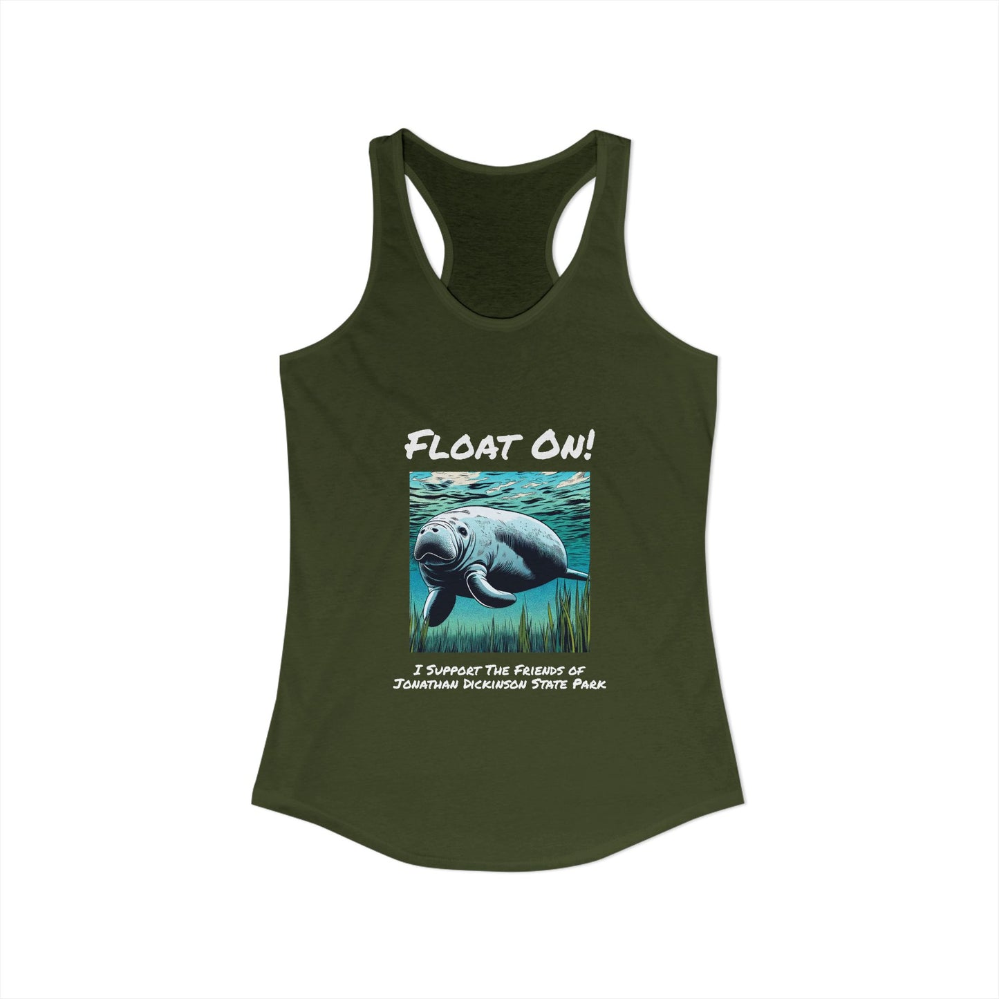 Float On - Ideal Racerback Tank