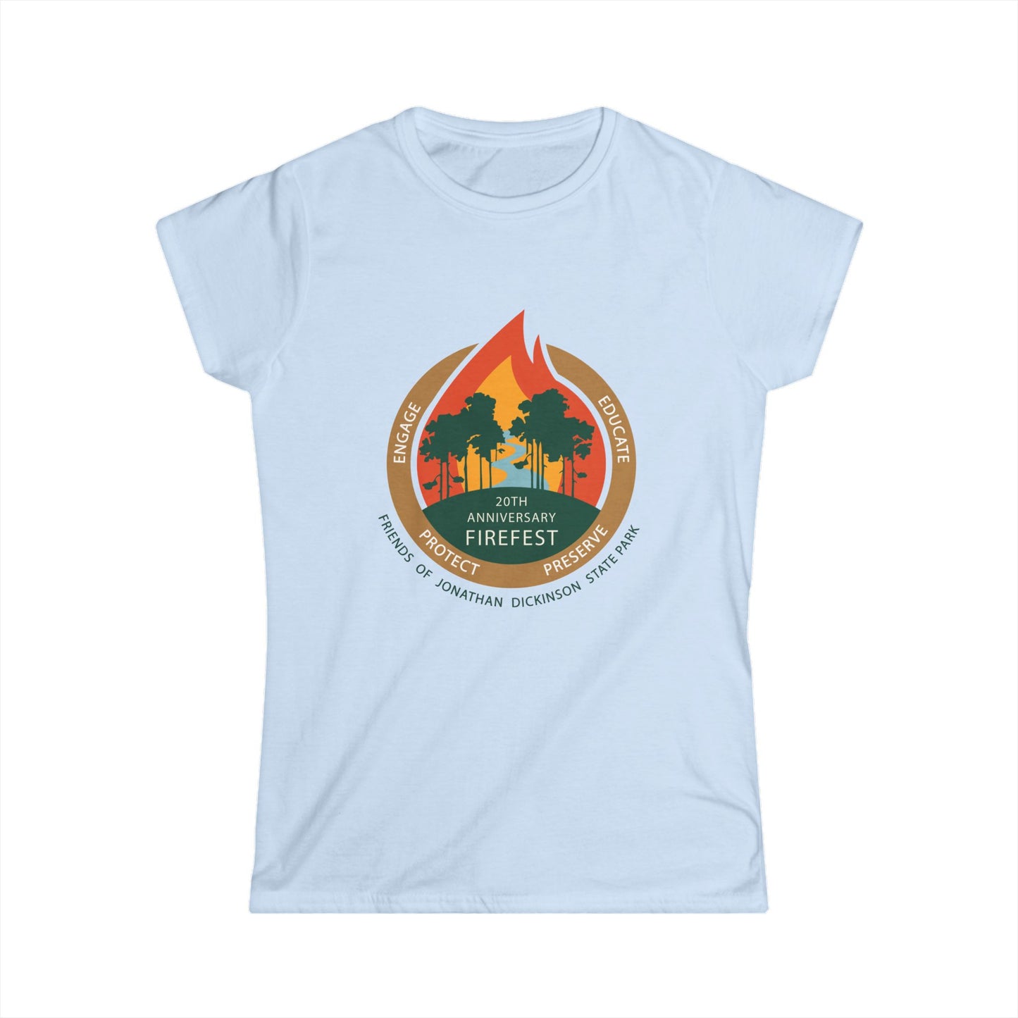 FireFest 2025 — Women's Softstyle Tee