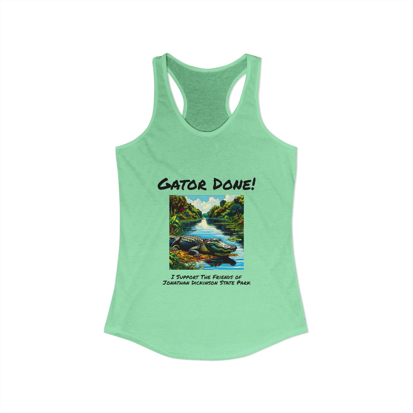 Gator Done - Ideal Racerback Tank
