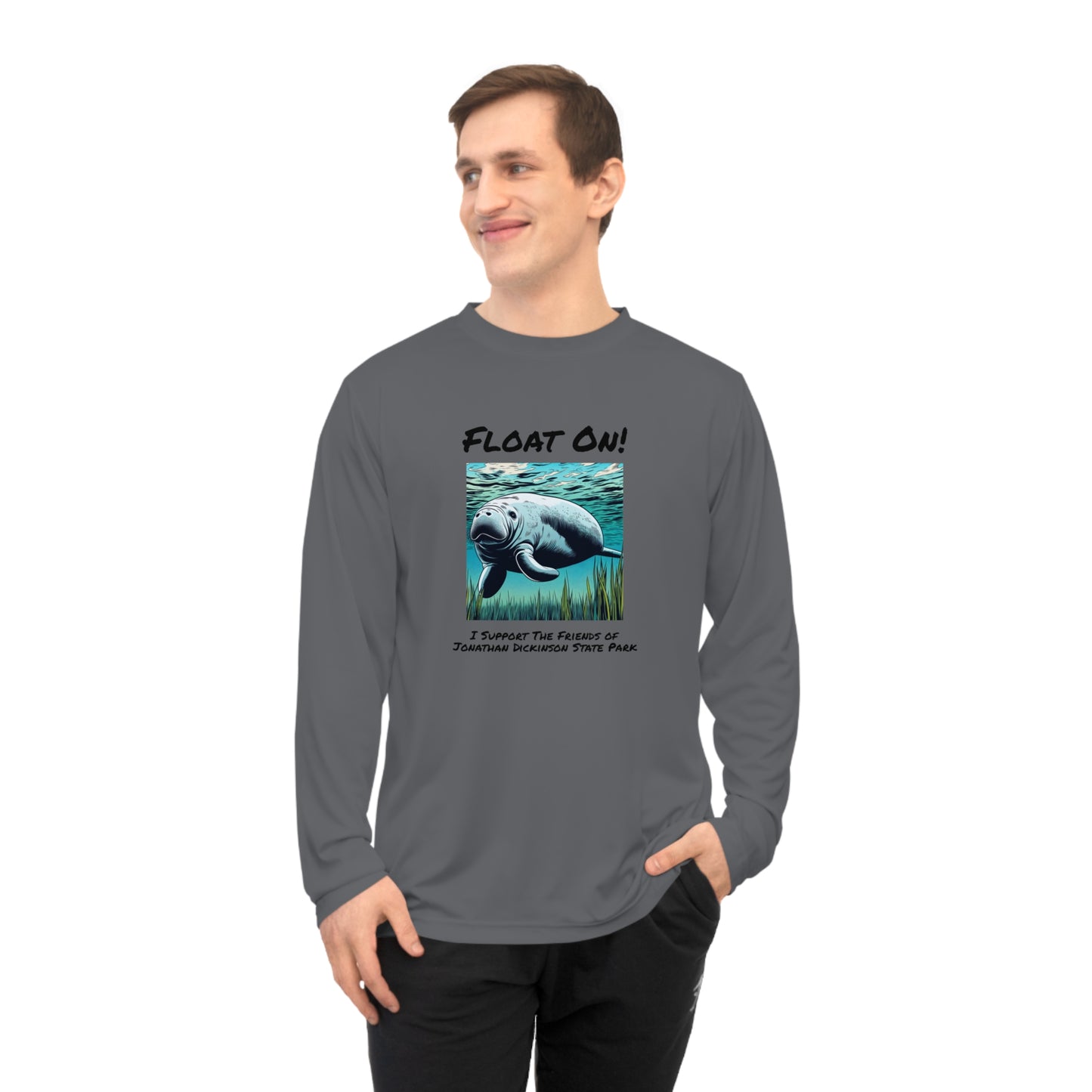 Float On - Unisex Performance Long Sleeve Shirt