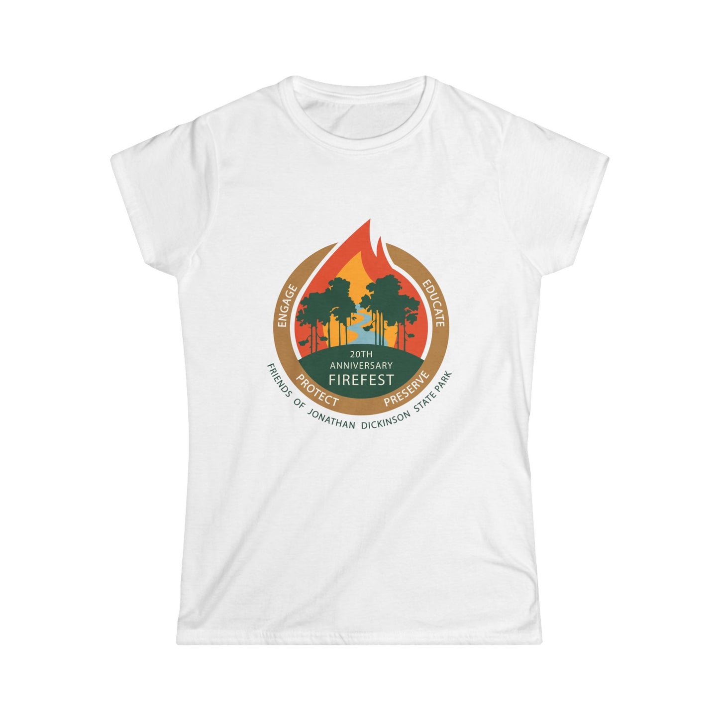 FireFest 2025 — Women's Softstyle Tee
