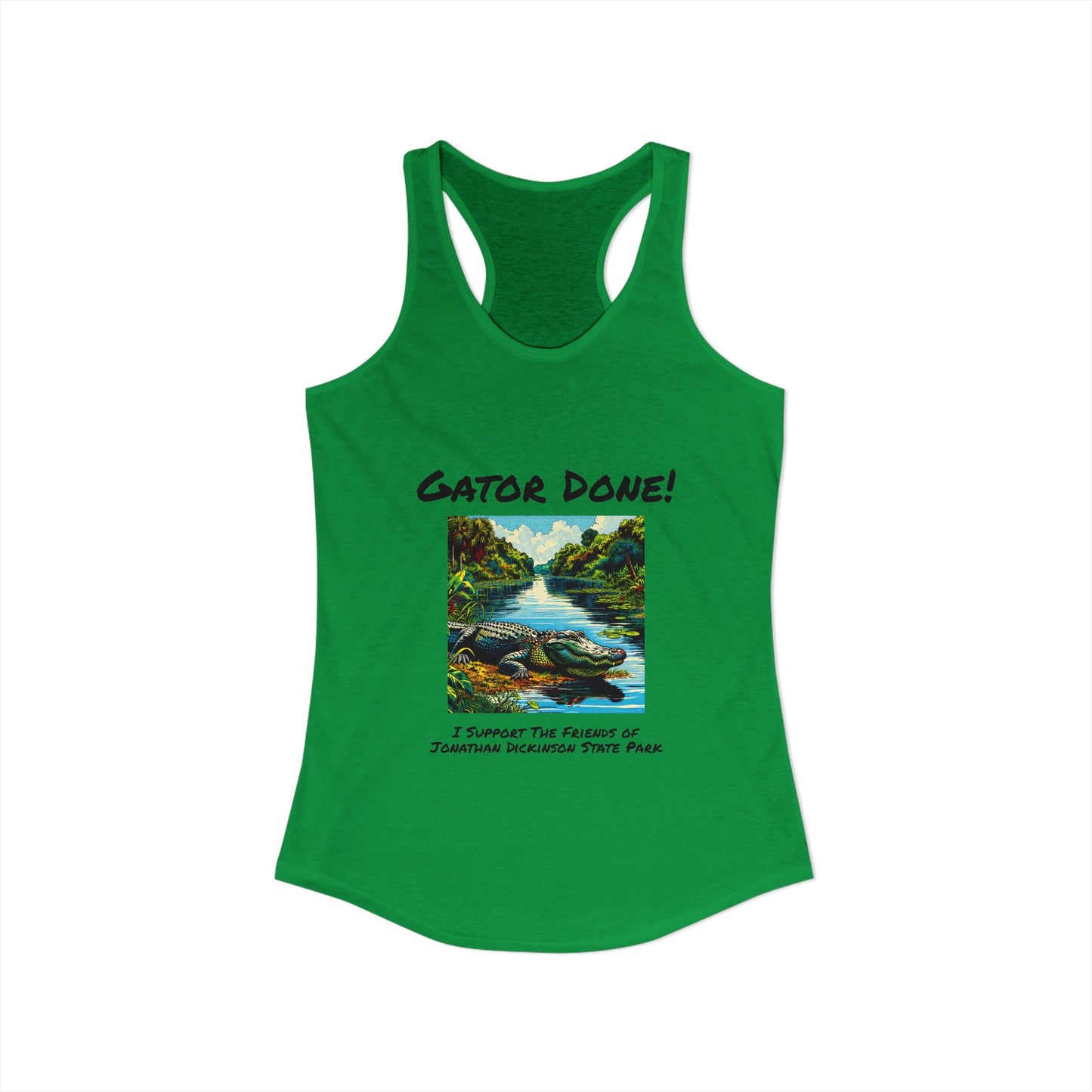 Gator Done - Ideal Racerback Tank