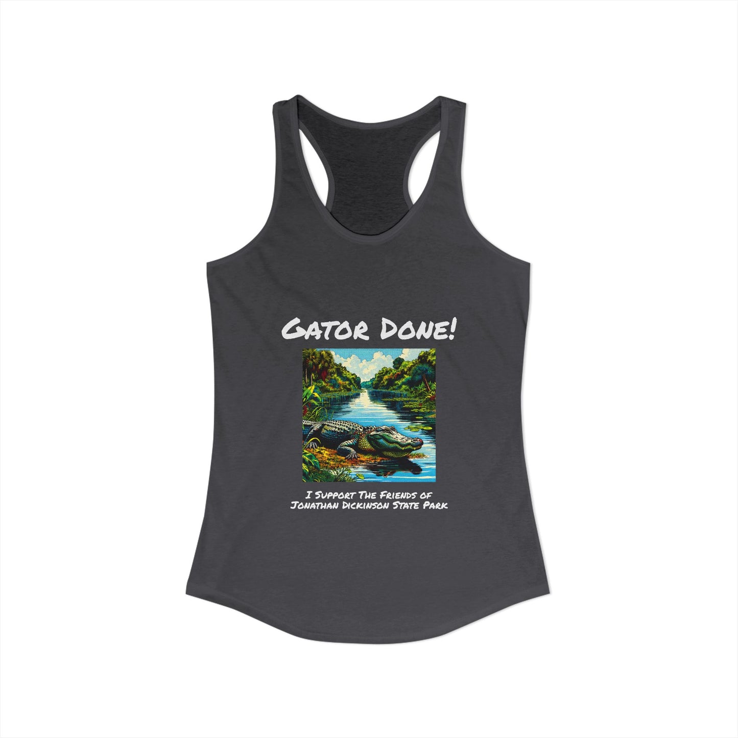Gator Done - Ideal Racerback Tank