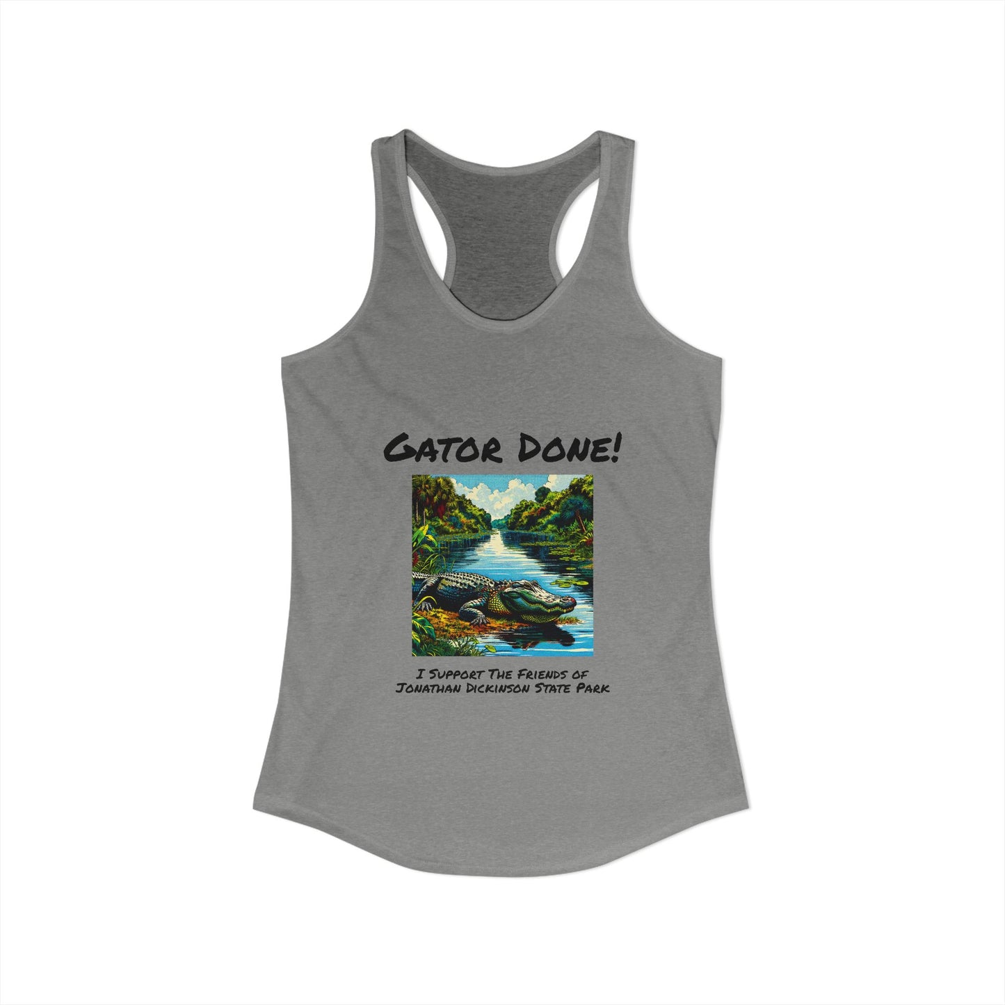 Gator Done - Ideal Racerback Tank